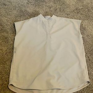 Figs Rafael scrub top- slate